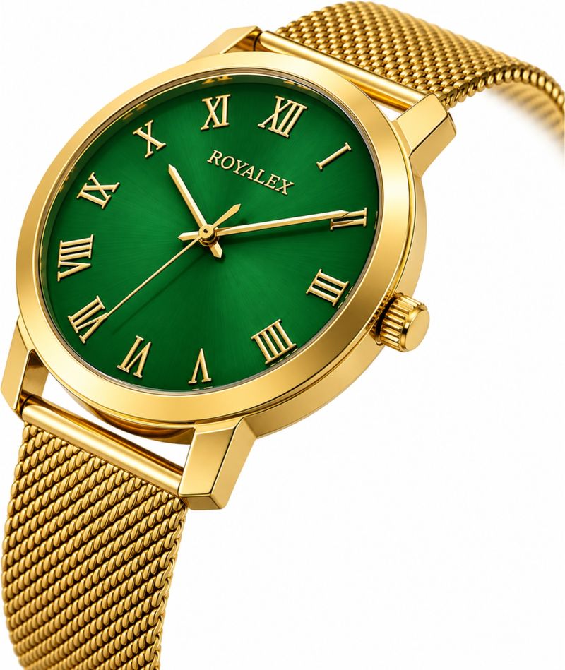 Royalex Men's Green Dial Analog Watch - Image 4