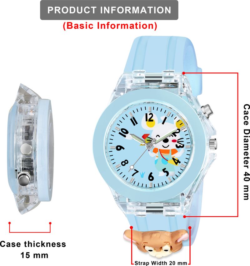 MIVAAN Multicolor Lights Dial Kids Watch - Image 4