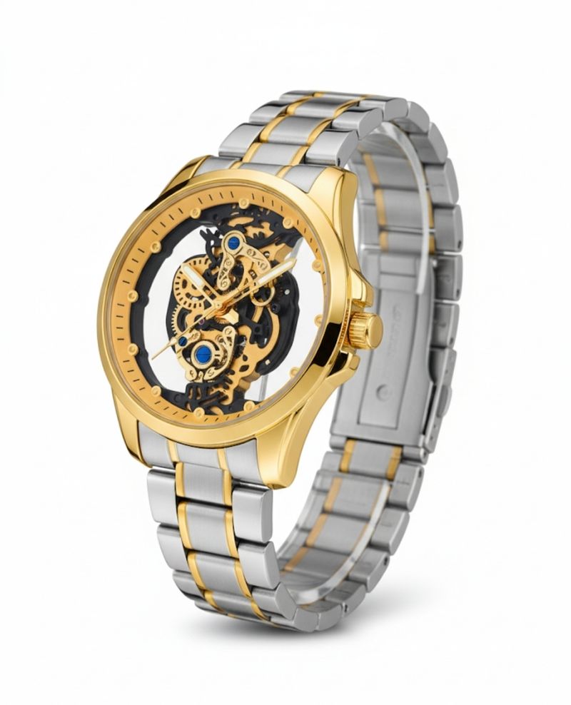 Fanish fashion SKELETON SERIES 2025 Analog Watch - For Men PARTY AND ETHIC - Image 2