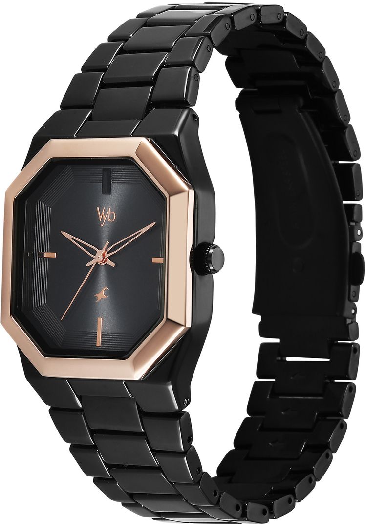 Fastrack Vyb Pioneer Black Dial Black Strap Analog Watch - Image 5