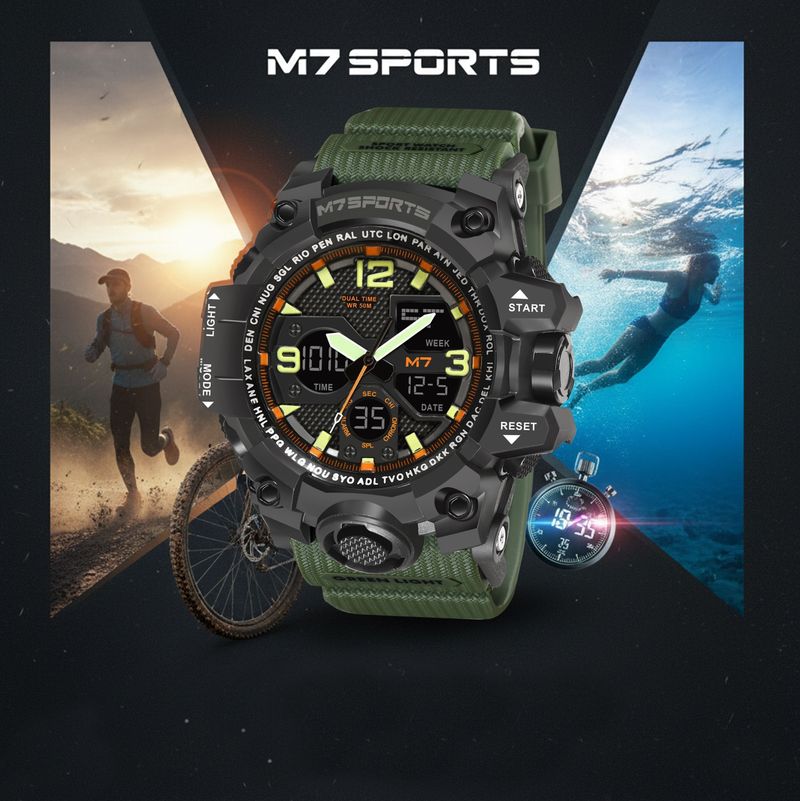 M7 By Metronaut M7 Adventure Chrono Series Analog-Digital Watch - - Image 3
