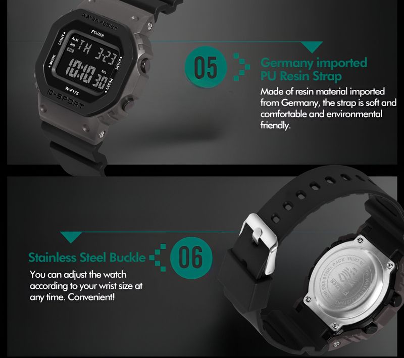 Felizer Lightweight Slim Digital Watch for Men - Image 3