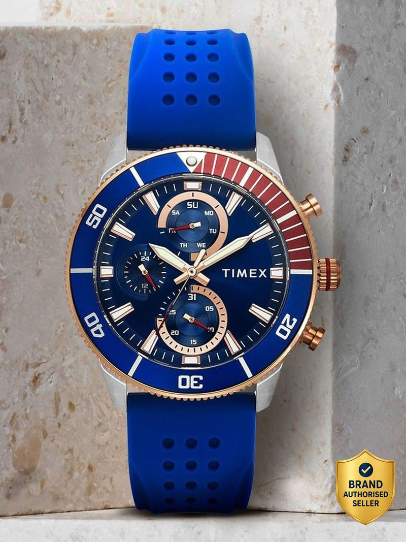 Multifunction Dark Blue Dial Analog Watch  - For Men TWEG272SMU01