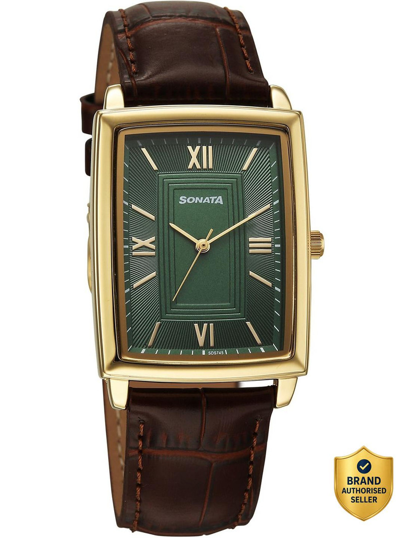 SONATA Festive 2.0 Sonata Festive 2.0 Quartz Green Round Dial Men's Watch / Analog Watch - For Men