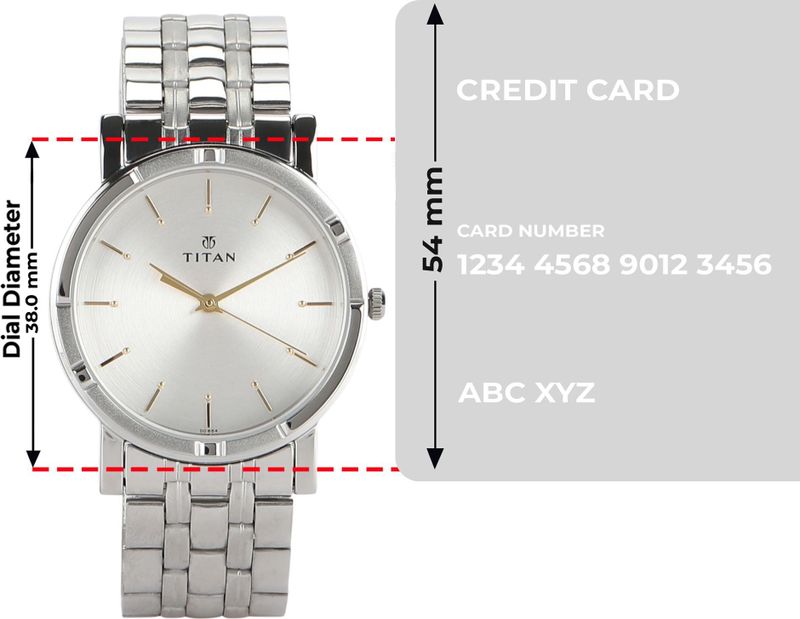 Titan Karishma Silver Dial Silver Stainless Steel Strap Analog Watch - For Men NN1639SM01 - Image 6