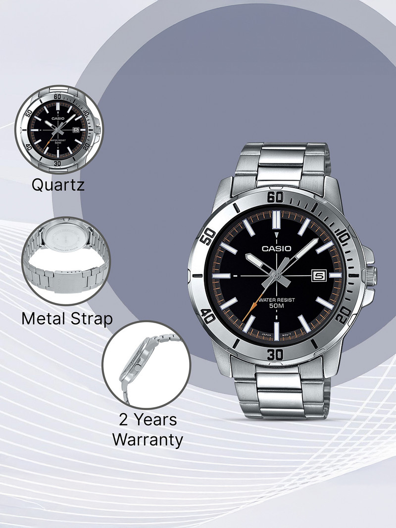 CASIO MTP-VD01D-1E2VUDF Enticer Men's ( MTP-VD01D-1E2VUDF ) Analog Watch  - For Men