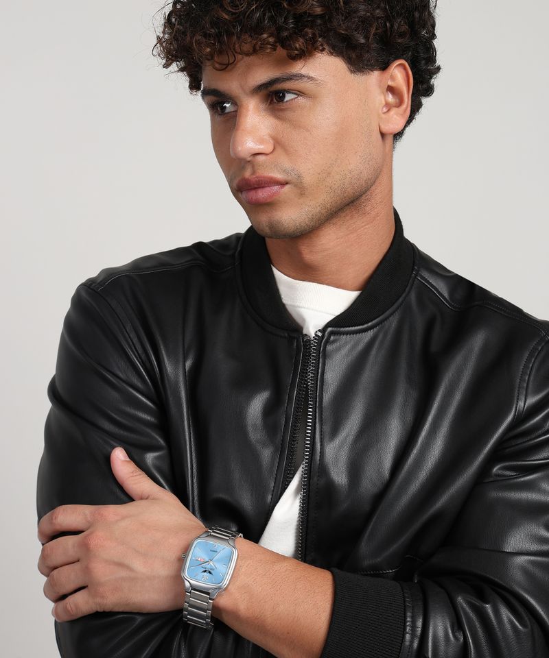 LOIS CARON LCS-8397 Sky Blue Men's Watch - Image 4