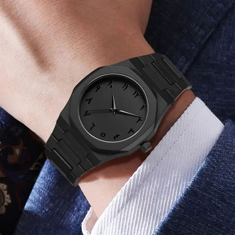 SPLAZOS Arabic Aura Black Analog Watch - Image 6