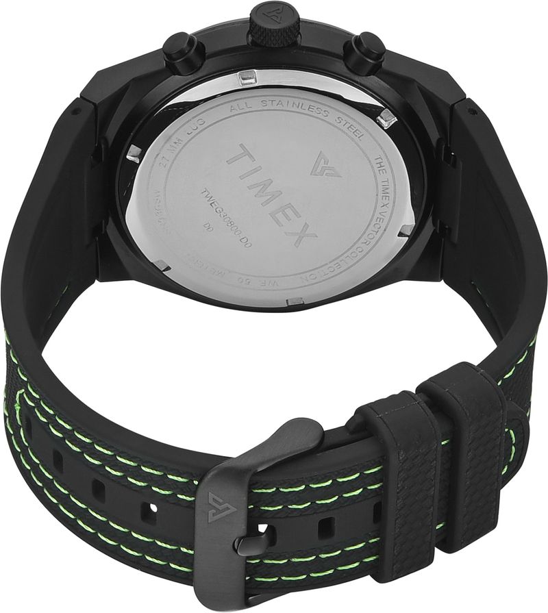 Timex Vector 45mm Black Dial Analog Watch - Image 3