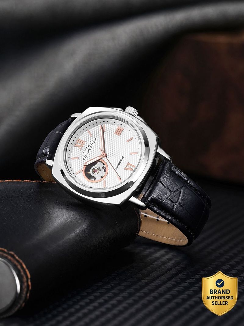 French Connection FCA45SBL Silver Automatic Analog Watch - Image 2