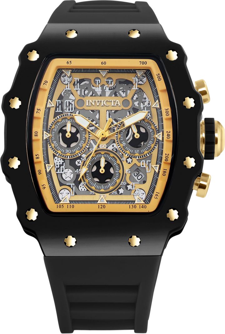 INVICTA Racing Quartz Gold Dial Men's Watch 69728 - Image 4