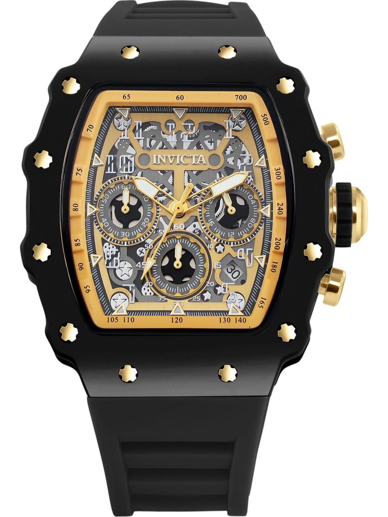 INVICTA Racing Quartz Gold Dial Men's Watch 69728 - Image 2