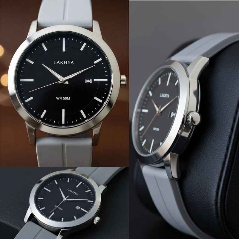 LAKHYA Men's Analog Watch WDT_01-GRY - Image 3