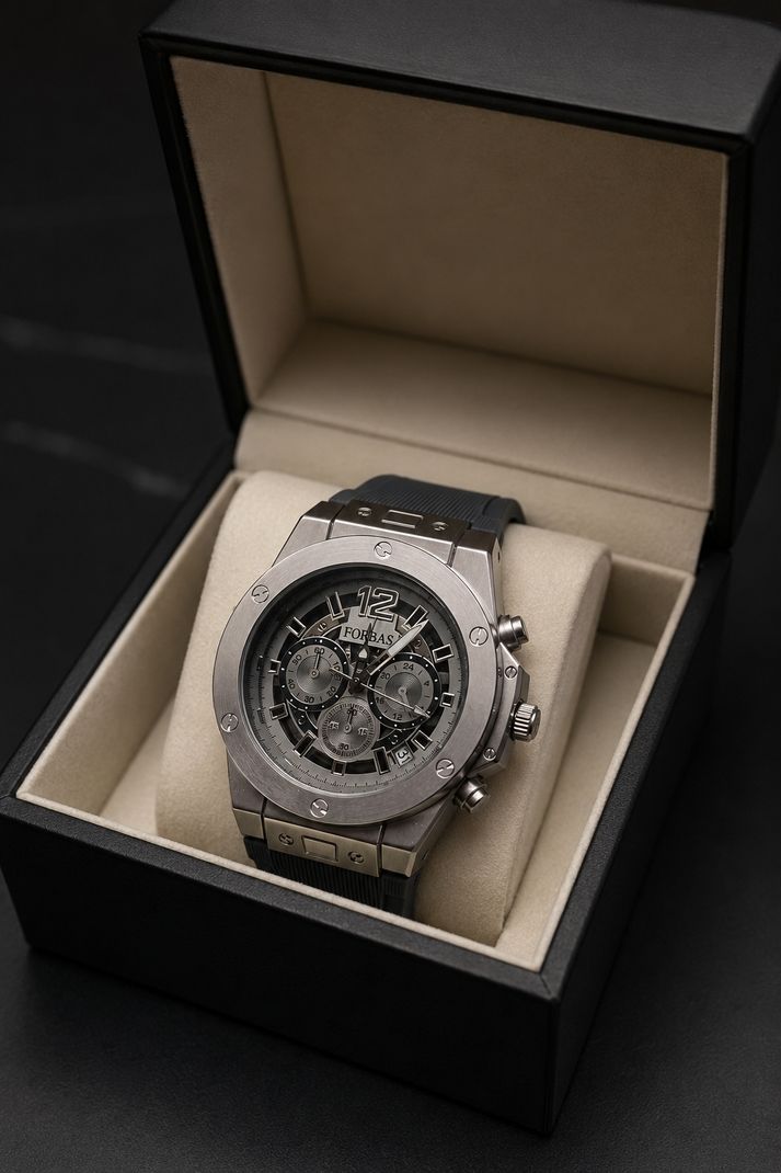 fobras Analog Watch FAW-GRAY-01 Gray - Image 2