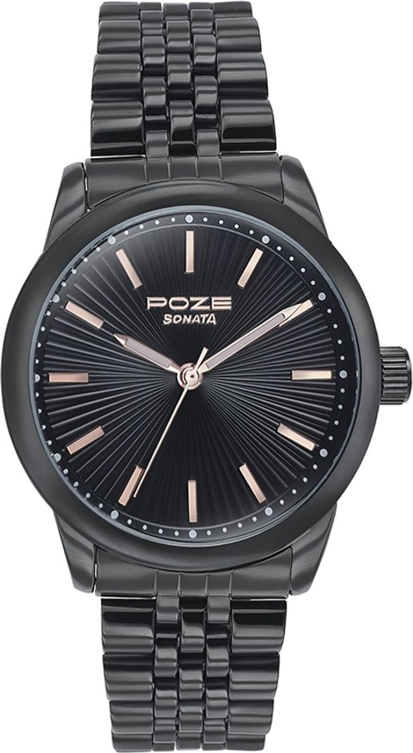 SONATA Poze Metal Analog Watch SP70040NM01W - Image 4