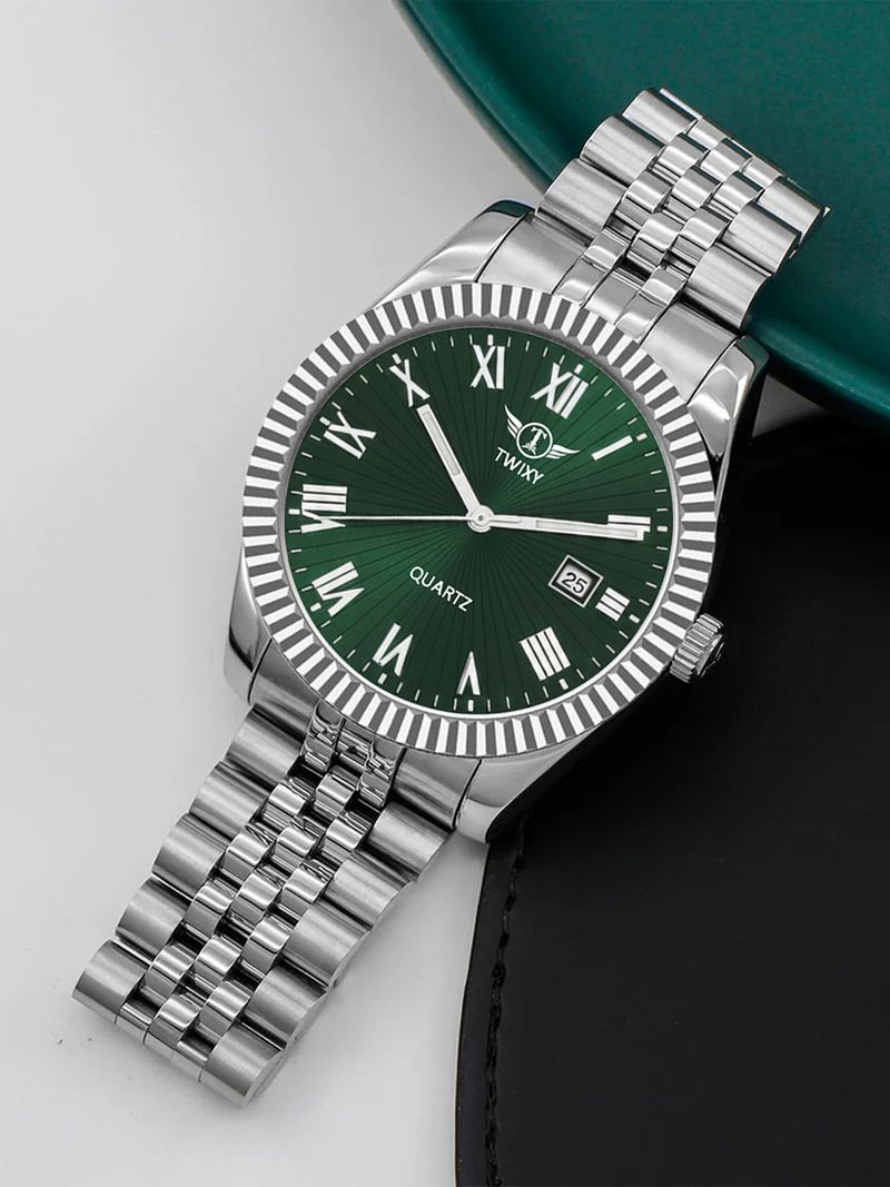TWIXY Oyster Perpetual Series Green Dial Watch TYW20 - Image 6