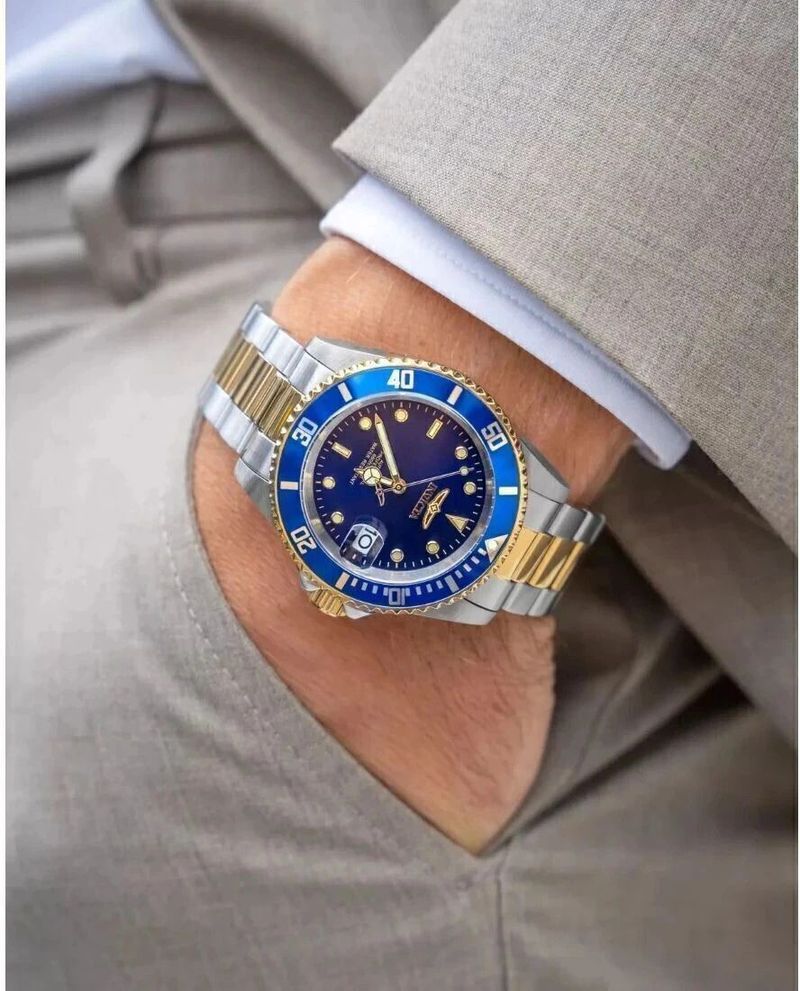 INVICTA Pro Diver Automatic Blue Dial Watch 8928OB - Image 6