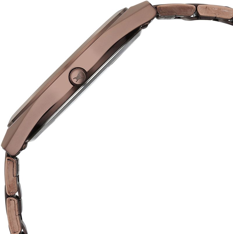 Fastrack Gelato Chocolate 3 Hand Dial Brown Stainless Steel Strap - Image 6