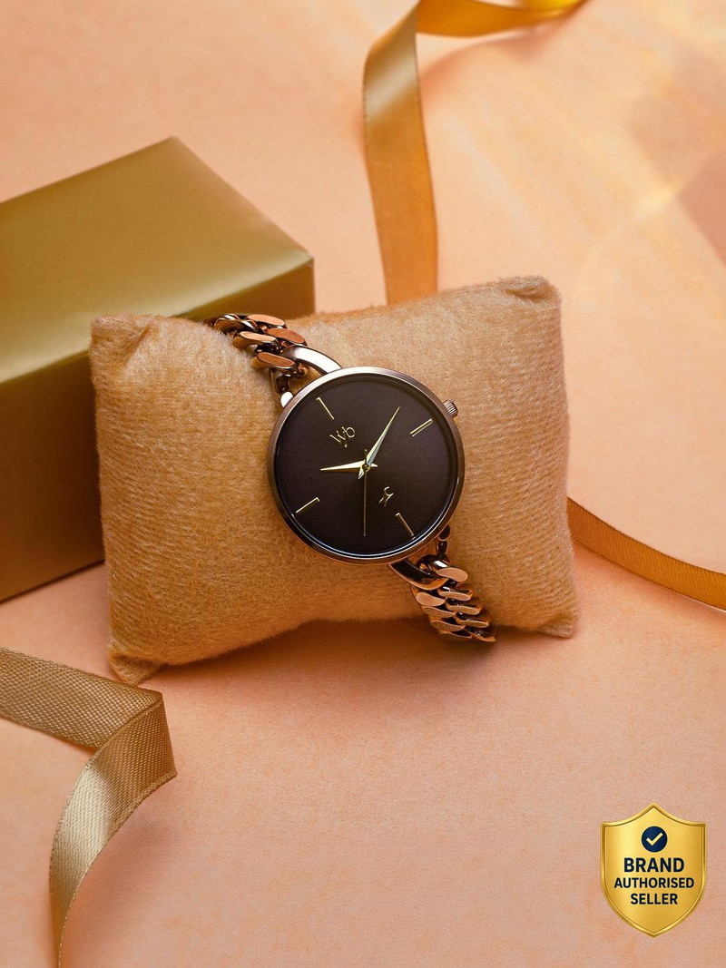 Fastrack Fastrack Vyb Spotlight Quartz Khaki Round Dial Women's Watch Analog Watch  - For Women FV60062QM01W