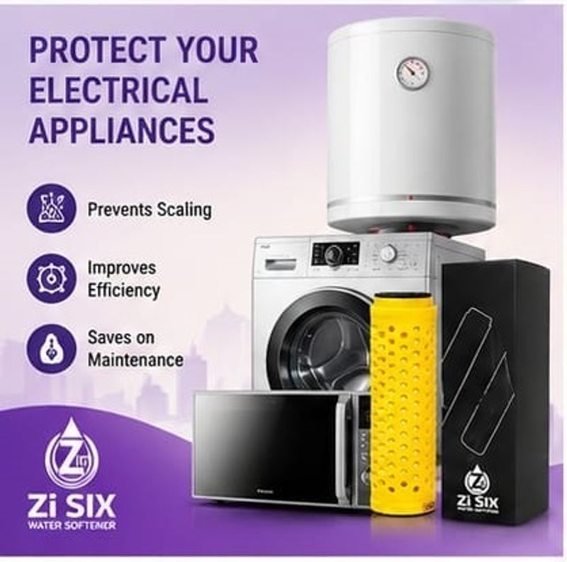 zplus Zi SIX Hard Water Softener for Bathroom - Image 6