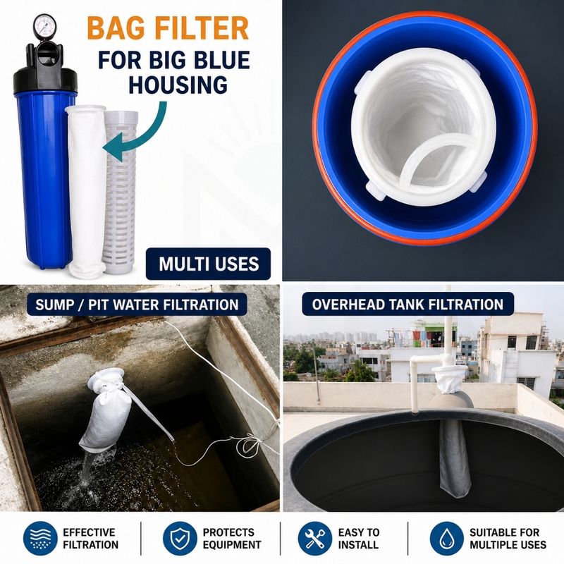 MOJILA 5 Micron 20 Inch PP Water Tank Filter Bag - Image 5