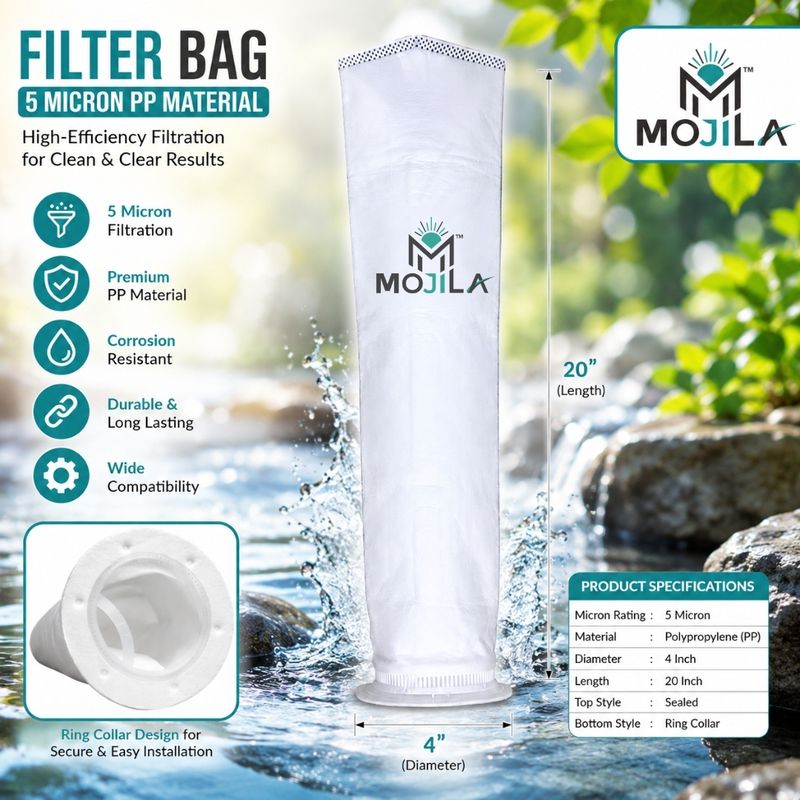 MOJILA 5 Micron 20 Inch PP Water Tank Filter Bag - Image 3