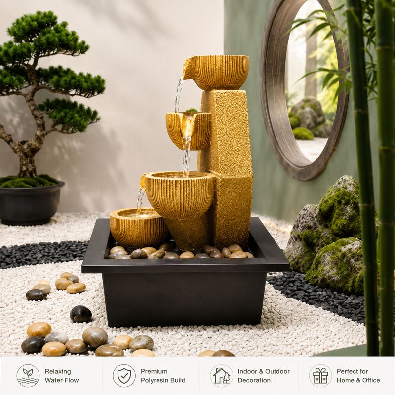 craftareaa 30x14x15 cm Water Fountain - Image 4