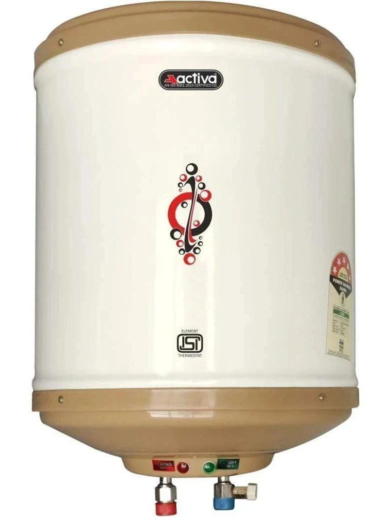 ACTIVA 10 L Instant Water Geyser | 5 Star BEE Energy Rating (Amzon, Ivory) Ivory