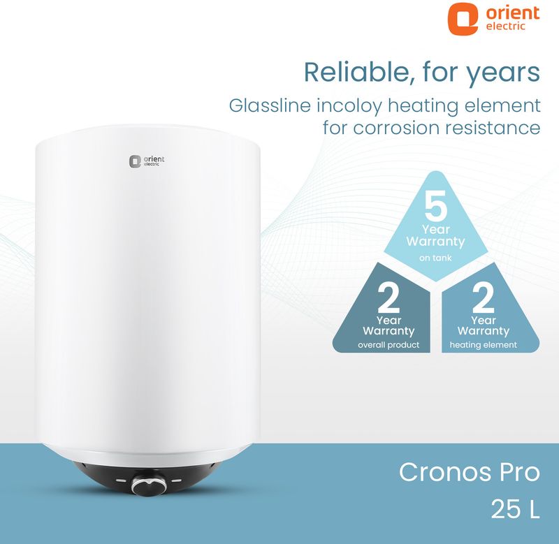 Orient Electric 25L Cronos Pro Geyser - Image 6