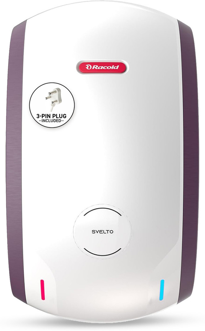 Racold 3 L Instant Water Geyser | High Grade SS Tank (SVELTO 3V 3KW, Purple) (Purple)