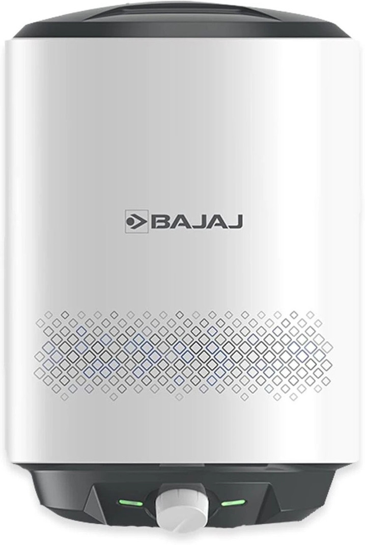 BAJAJ 15 L Storage Water Geyser Suitable for large wall spaces (Shield Series Popular Plus 15L, White, Grey) White, Grey
