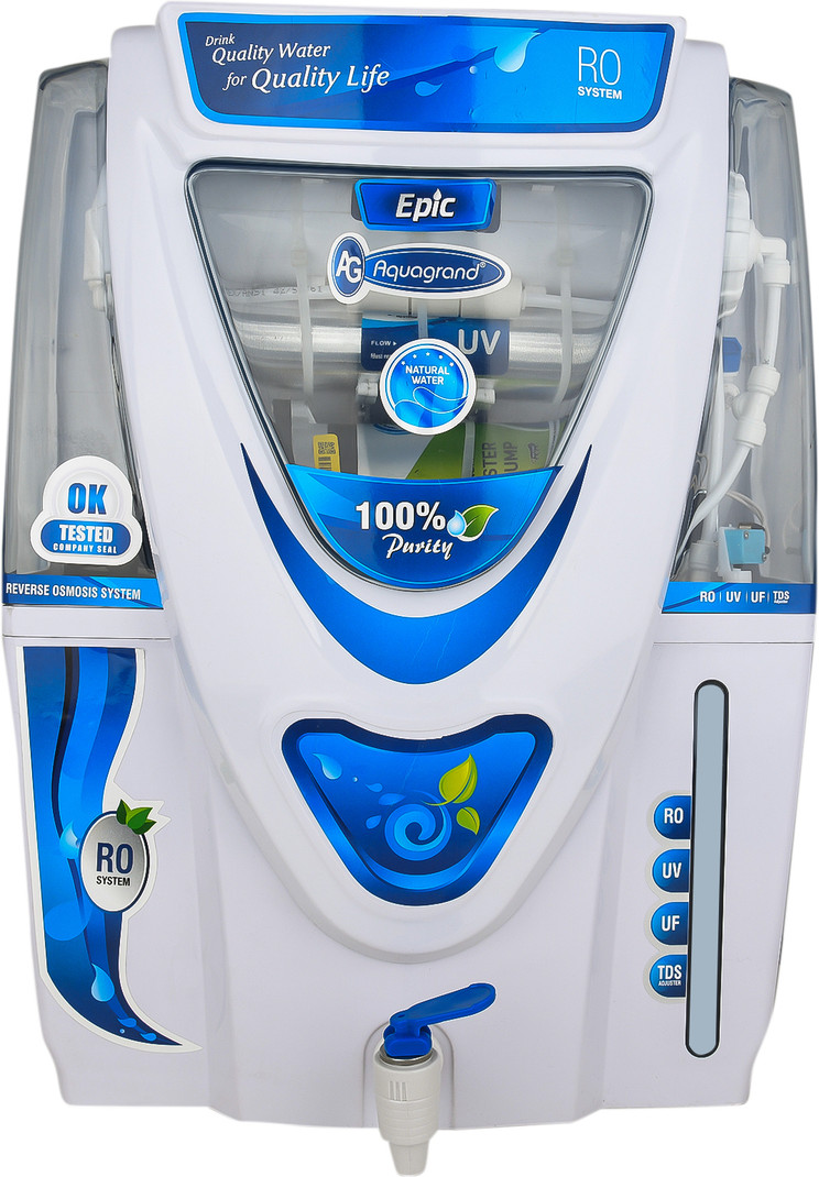 Aquagrand Epic Model Water Purifier For Home and office| 1 Year Warranty | 15 L RO + UV + UF + TDS Control Water Purifier - Aquagrand : Flipkart.com