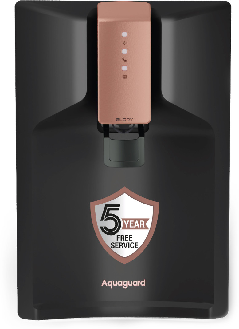 Aquaguard Glory WS RO+UV+UF +5YF Service 6 L RO + UV + UF + Copper Water Purifier | 5 Year Free Service Plan | 10 Stage Purification | India's No.1 Pu