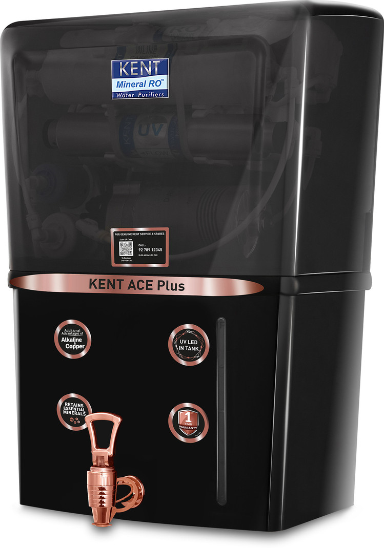 KENT ACE Plus- B 8 L RO + UV + UF + Copper + Alkaline + TDS Contr...more deal from flipkart