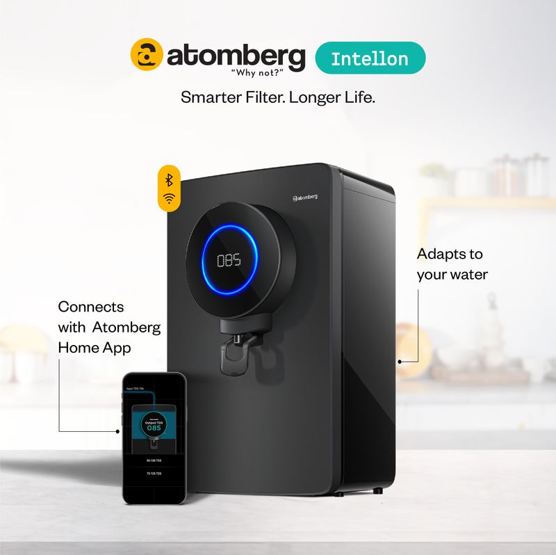 Atomberg Intellon 8L RO + UV + UF + Alkaline Water Purifier - Image 6