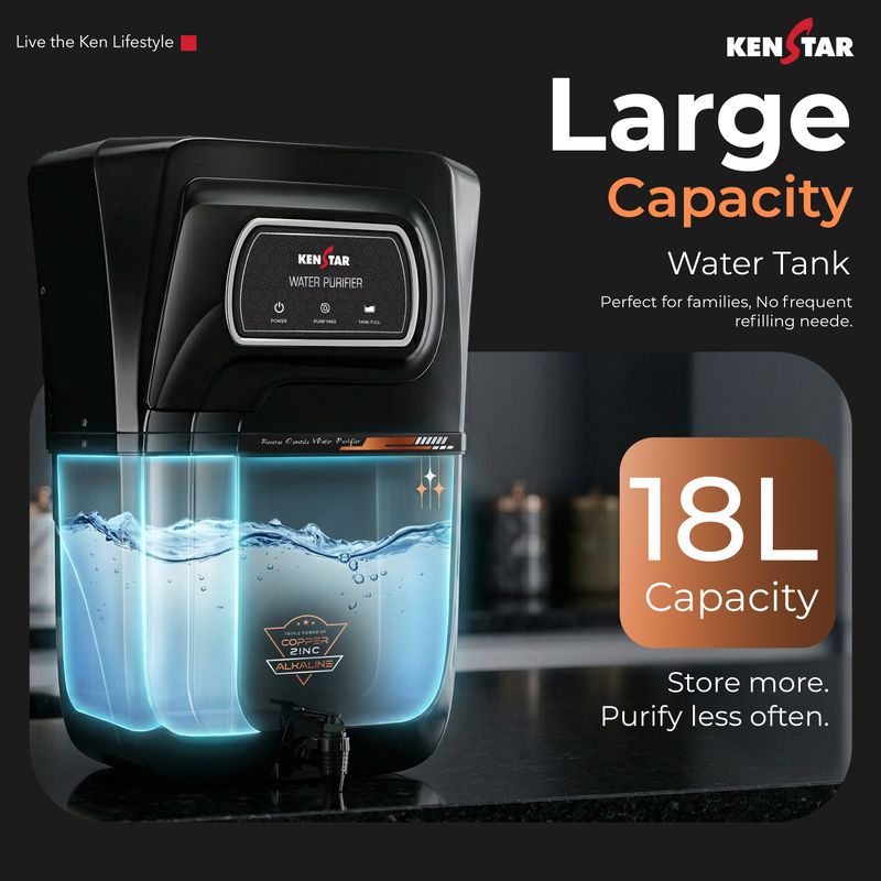 Kenstar Veda Pro 18L RO+UV+UF Water Purifier - Image 3