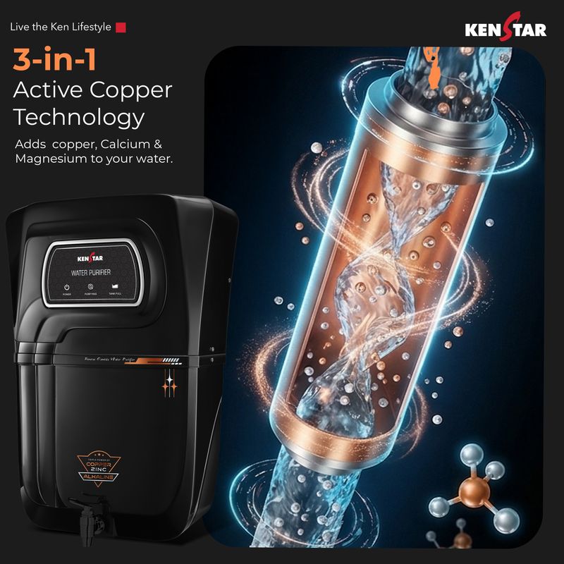 Kenstar Veda Pro 18L RO+UV+UF Water Purifier - Image 4