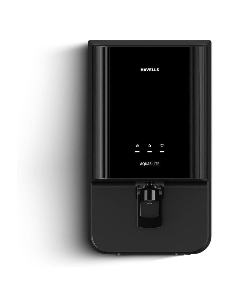 HAVELLS Aquas Lite 4-stages, BIS Approved, 7 L UV + UF Water Purifier (Black)