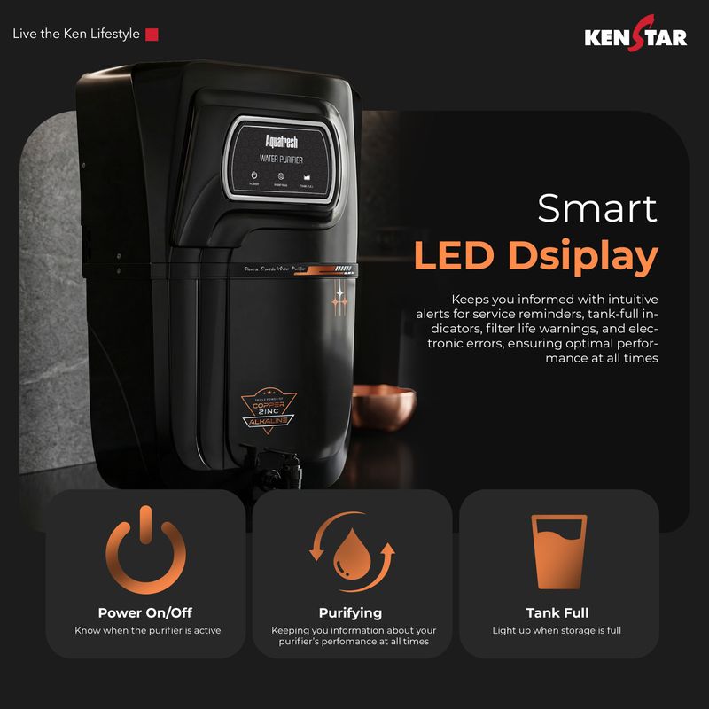 Kenstar Veda Pro 18L RO+UV+UF Water Purifier - Image 6