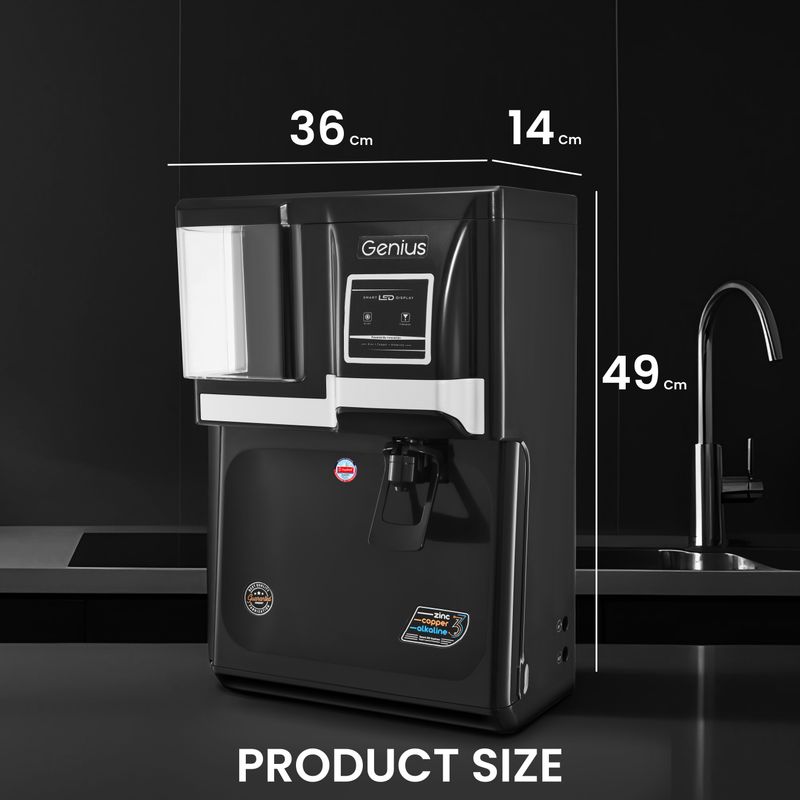 Aqua Fresh Black Edition Genius 8 L RO Water Purifier - Image 4