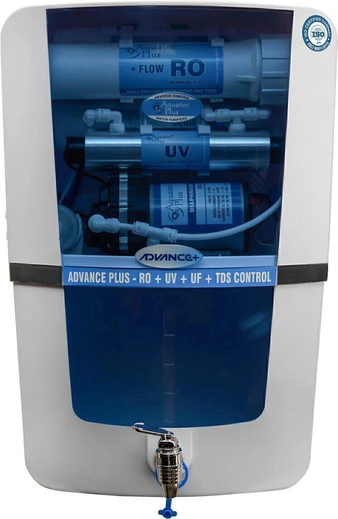 aquatec plus advance 12 l ro uv uf tds water purifier