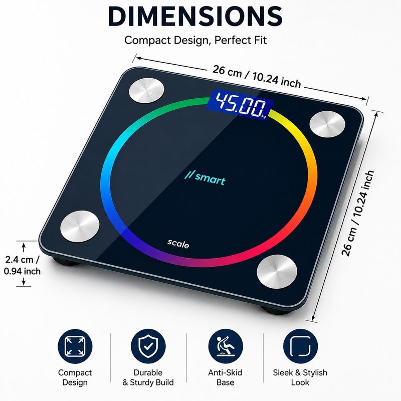 SDGify Smart Bluetooth Body Weight Scale - Image 3
