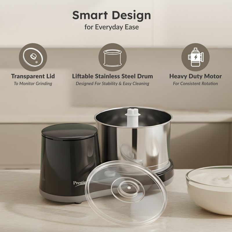 Prestige Ultima Pro Wet Grinder 200W Black - Image 5