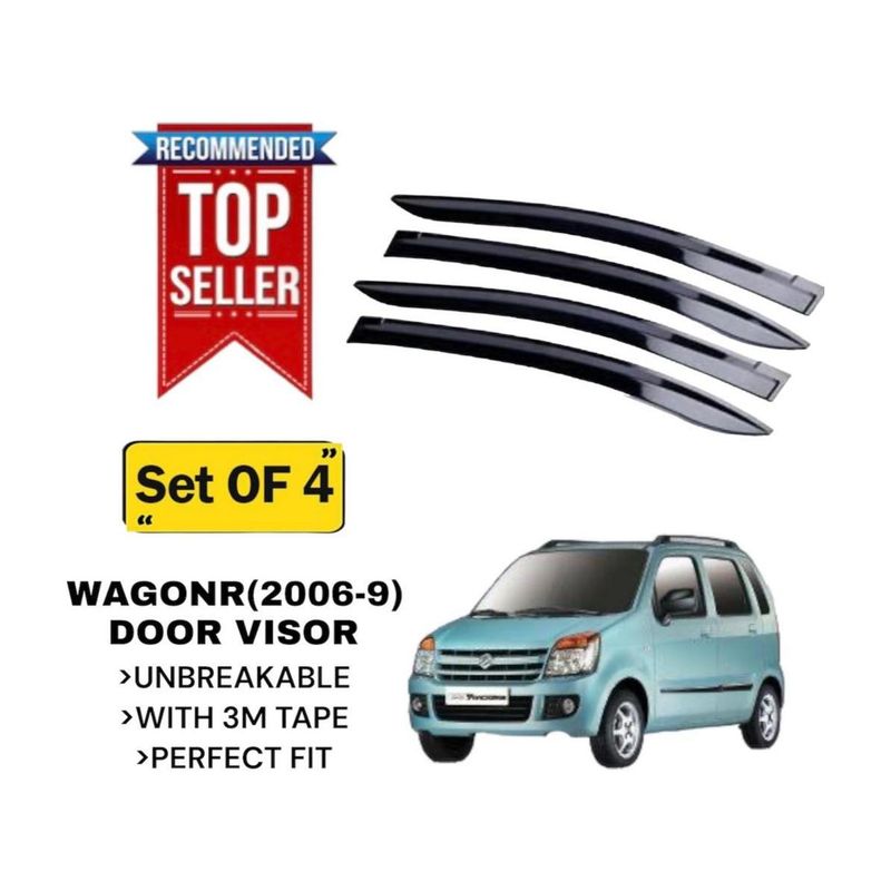 Kingway Non-convertibles Front, Rear Wind Deflector - Image 2