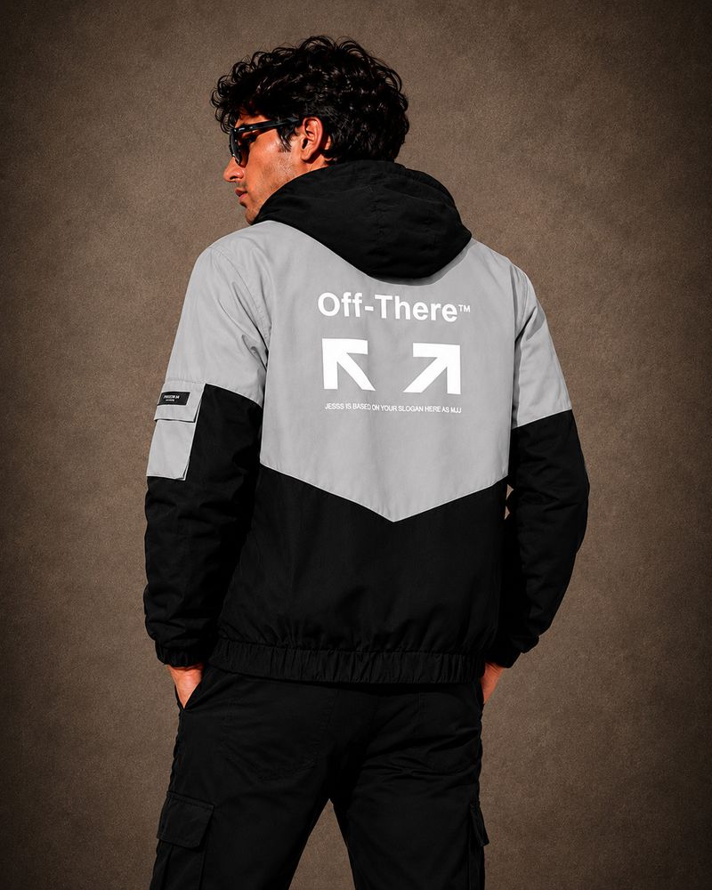 ZYRONA Men Colorblock Casual Jacket - Image 4