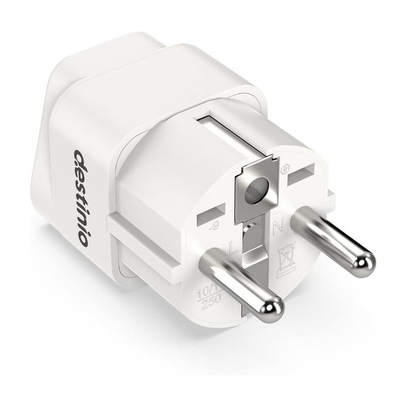 Destinio India to Europe Type E/F Plug 1-Socket - Image 2