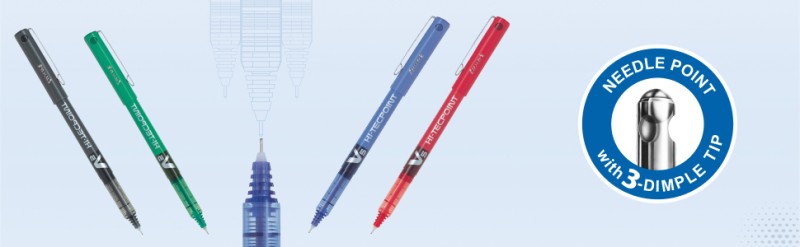 Pilot V5 Pen 1 Blue + 1 Black +1 Red in Guwahati at best price by Hare  Krishna Book Centre - Justdial