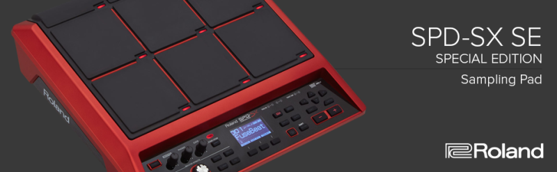 Roland SPD-SX-Special Edition Sampling Pad with V-Drums Stick