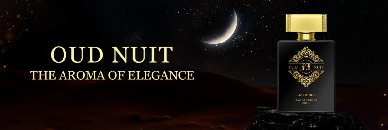 La French Oud Nuit Perfume for Men & Women - 100ml, Long Lasting Oudh  Fragrance, Premium Luxurious Scent, Blended with Spicy, Musky and Woody