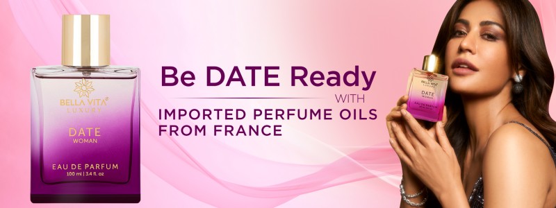 Bella Vita Luxury Date Eau De Parfum Perfume for Women with Pink Pepper,  Red Fruit & Jasmine |Fruity & Spicy Long Lasting EDP Frgarance Scent, 100 ml